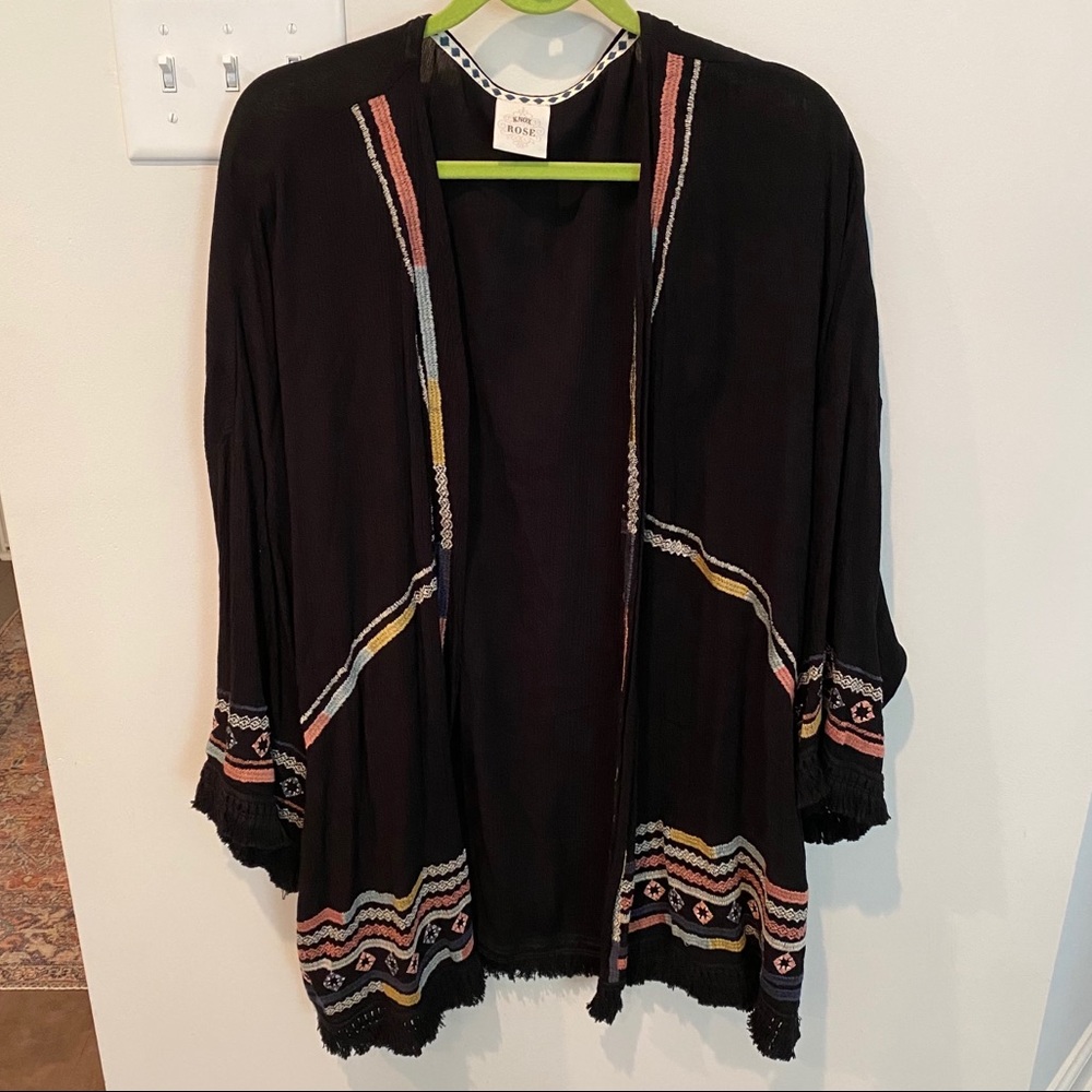 Women’s Target Knox Rose Black Boho Kimono XL